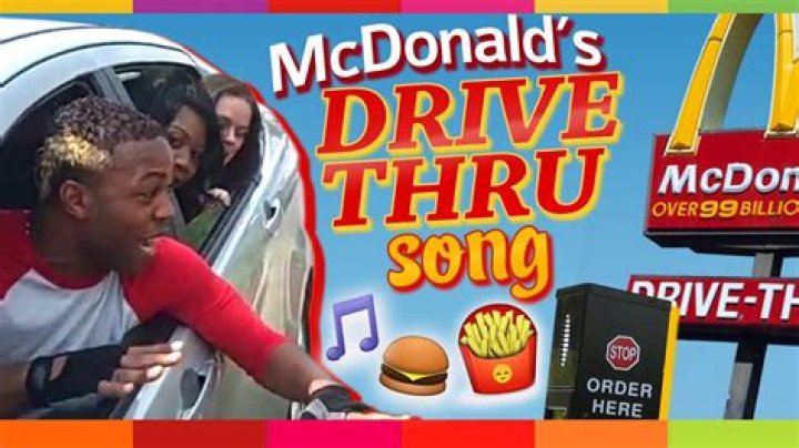 Mcdonald’s drive thru song lyrics