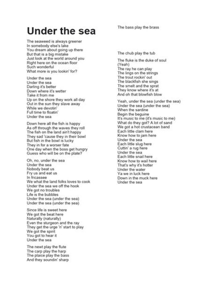 Wanna see the ocean lyrics